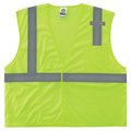 Glowear By Ergodyne XS Lime Mesh Hi-Vis Safety Vest Class 2 - Single Size 8210HL-S